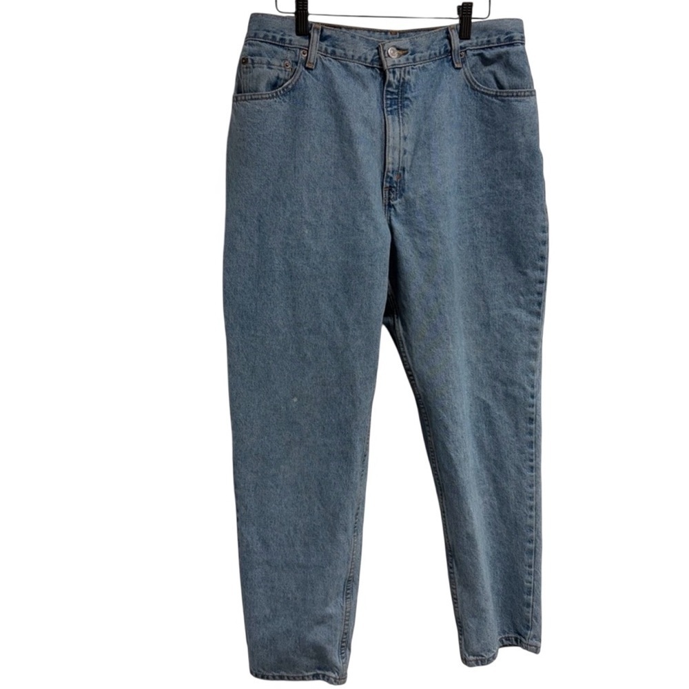 Levi's 550 Relaxed Fit Tapered Leg Light Blue Jeans Cotton